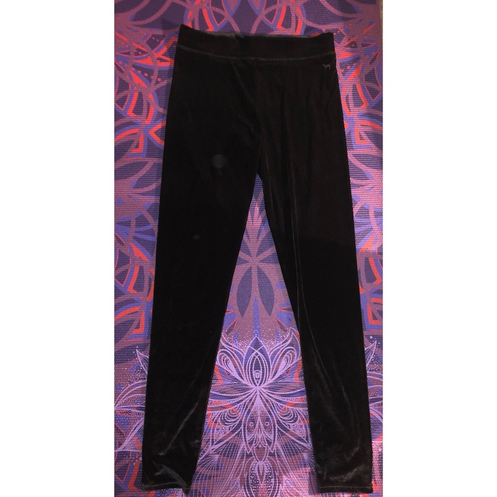 EUC Victoria’s Secret PINK Velvet Leggings - M